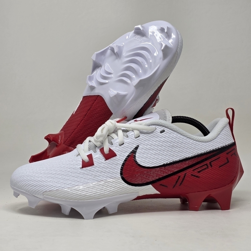 Nike Vapor Edge Speed 360 2 Football Cleats White Red Men's Sz 16 FQ4045-102 New